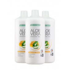 Aloe Vera Drinking Gel Traditional Honey Σετ 3 τεμ 